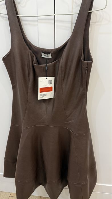 Сарафан эко кожа