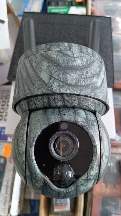 Соларна ловна въртяща камера 4G 9MP работи с СИМ SIM карта мобилни дан