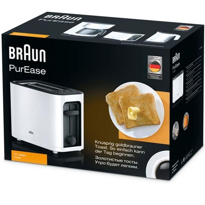 Новый Тостер Braun HT-3000WH