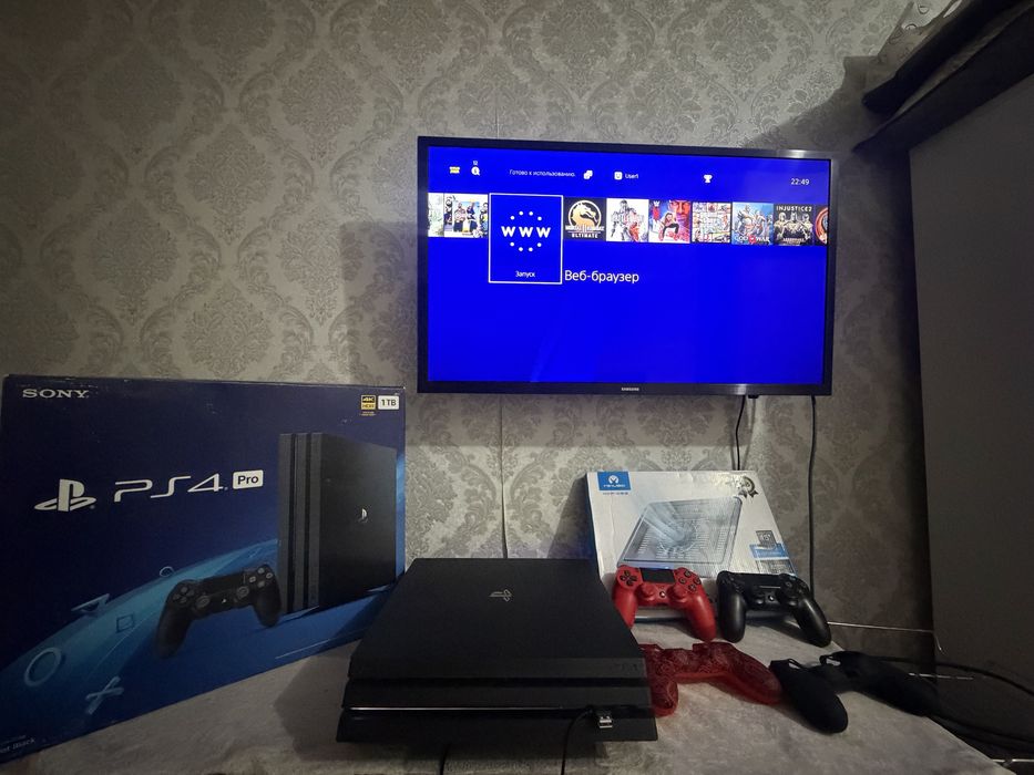 Playstation 4 Pro 9.00 без флешка EURO Регион, 3 ревизия