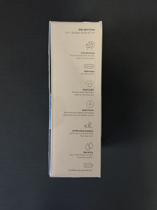 Продавам нов епилатор Braun Silk-epil 9 FLEX