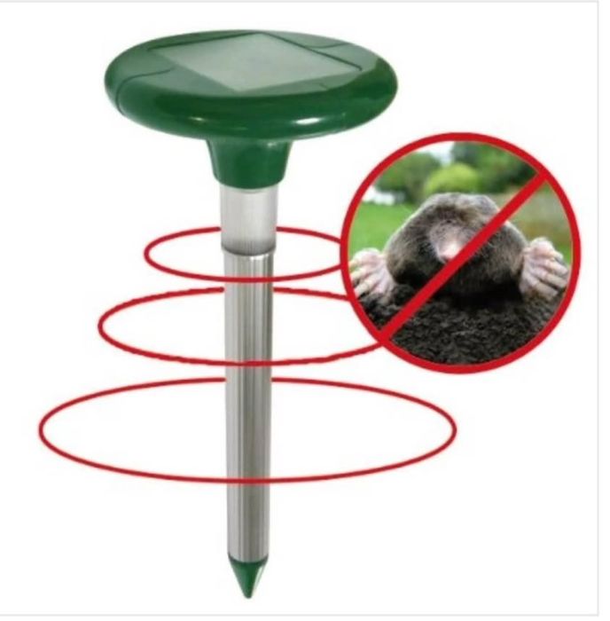 Соларен ултразвуков уред против гризачи, мишки, змии, насекоми