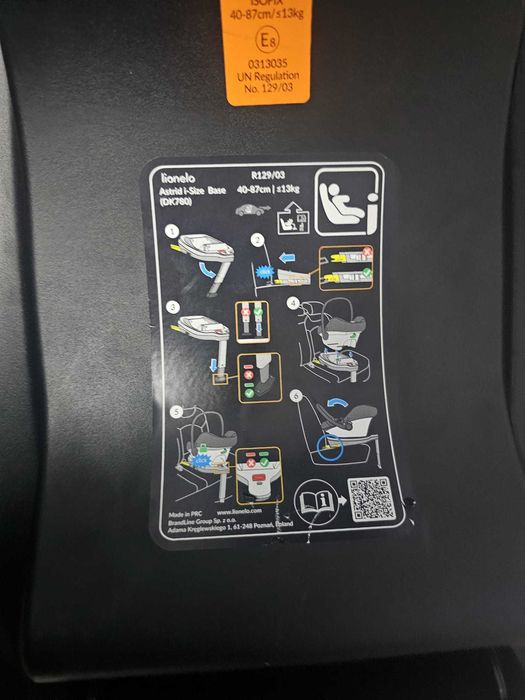 Scoica auto, Lionelo, i-Size Astrid, Include baza Isofix