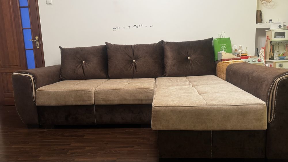 Coltar extensibil + lada depozitare - nou neutilizat