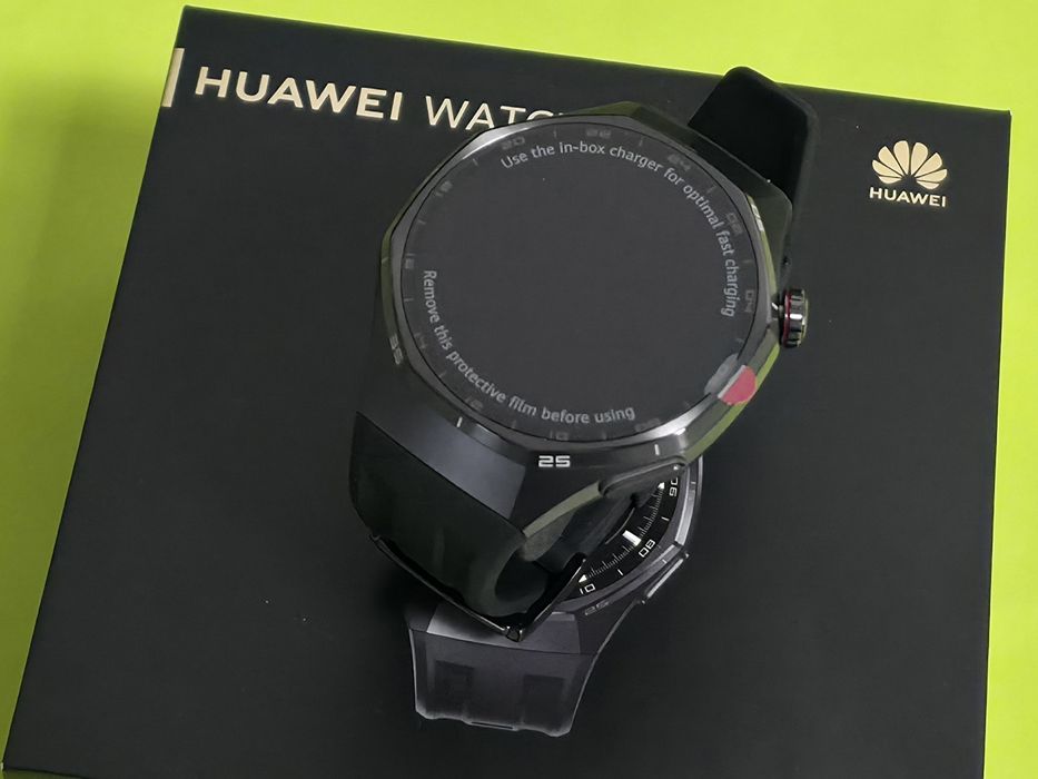 ***ЧИСТО НОВ 46mm Huawei watch GT 6 Pro Yettel Гаранция 2028 Black GT6