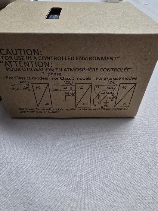 Захранване за лед лента на дин шина 100w-24v