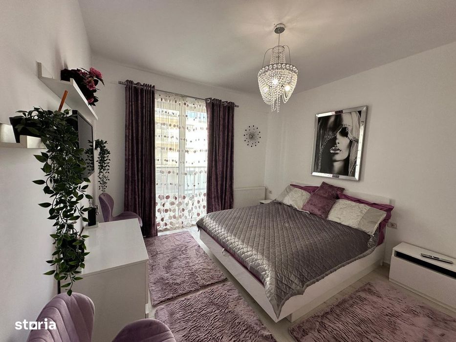 Ap 2 cam, mobilat complet LUX, vedere superba la mare, 1 min de plaja