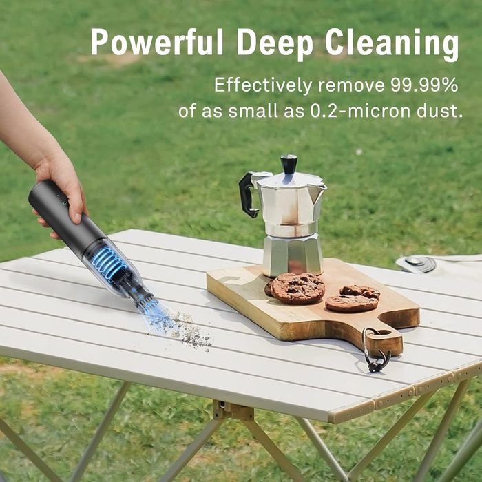 4в1 мини акумулаторна прахосмукачка + духалка за прах + въздушна помпа