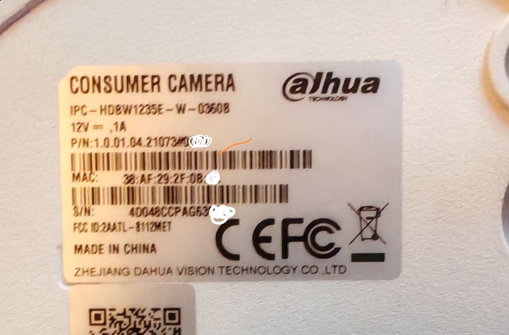 Dahua IPC-HFW2325S-W Wi-Fi