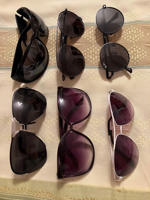Солнцезащитные  очки разные б/у по200 т.Футляры150т