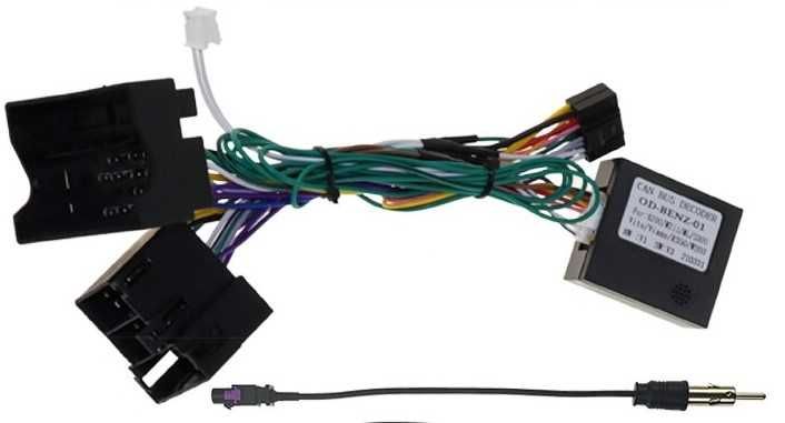Decodor Fibra Optica Mercedes Cabluri Adaptor Canbus Rame navigatie