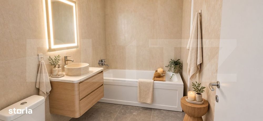 Apartament 2 camere, 62.05 mp, zona Bucium
