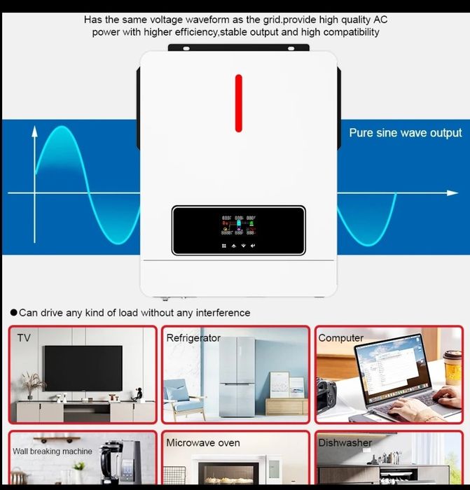 Солнечный Инвертор 24вольт, 4,2кВт