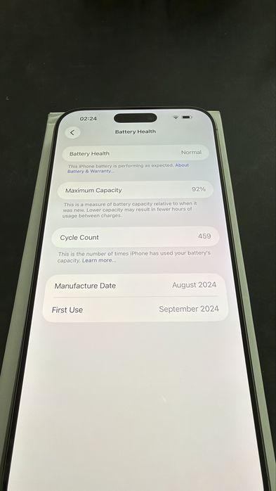 iPhone 16 Pro Max, Natural Titanium, 256 GB, Neverlocked