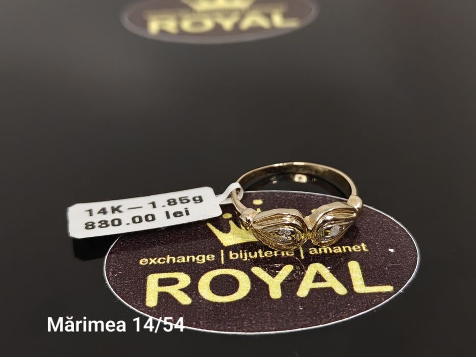 Bijuteria Royal: Inel aur 14k/1.85 gr