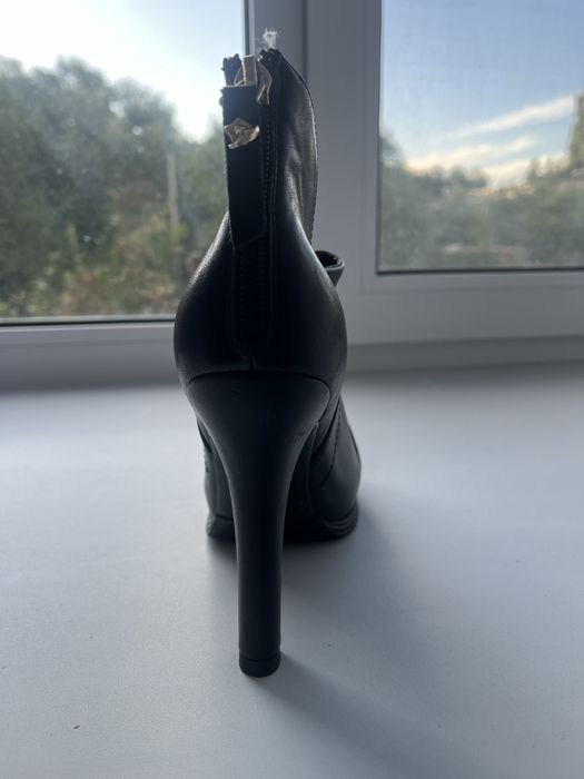 Ботильоны кожаные