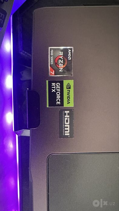 Ноутбук MSI thin 15 (Rayzen 7/RTX4060)