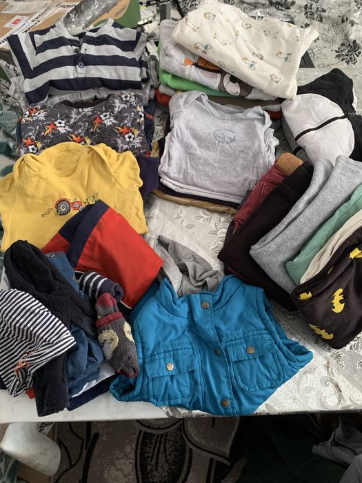 Детски дрешки р-р 80/86 за момче 50+ части