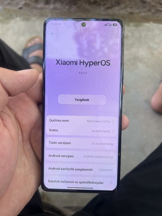 Redmi not 14 pro kor dok ideal