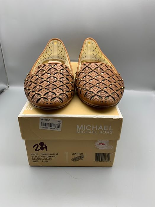 Новые кожаные лоферы Michael kors