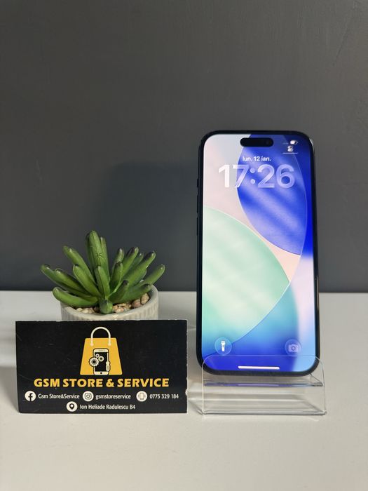 Iphone 15 128Gb Black Garantie Gsm Store&Service