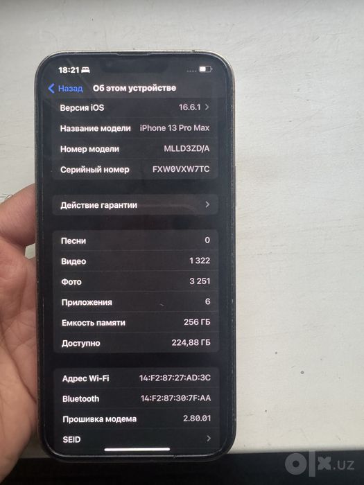 iPhone 13 pro max 256gb