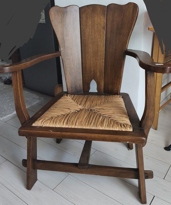 Fotoliu lemn mănăstiresc anii 1950