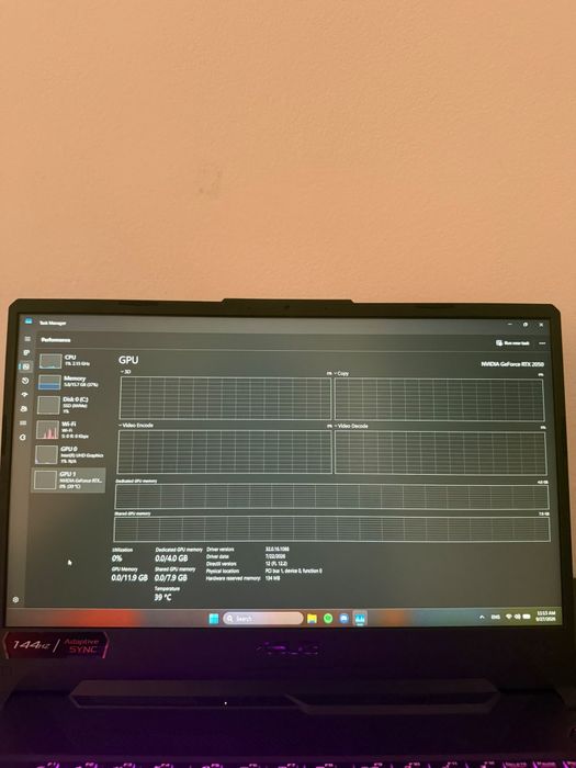 Laptop gaming asus tuf F15 FX506HF + 1 an garantie