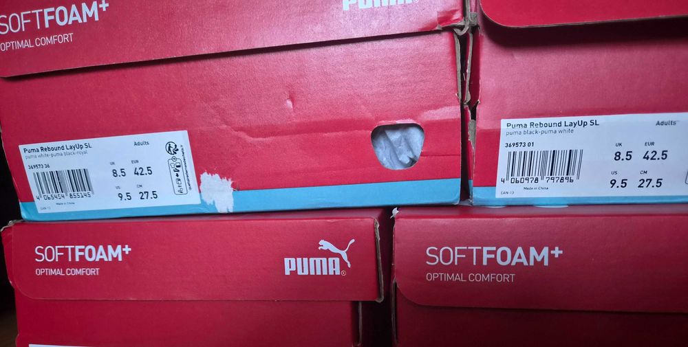 Pantofi sport barbati PUMA Rebound LayUp SL Negri/Albastri marimea 42.5 (27.5 cm)