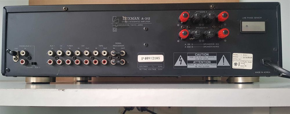 Luxman A 312 statie hi end amplificator stereo