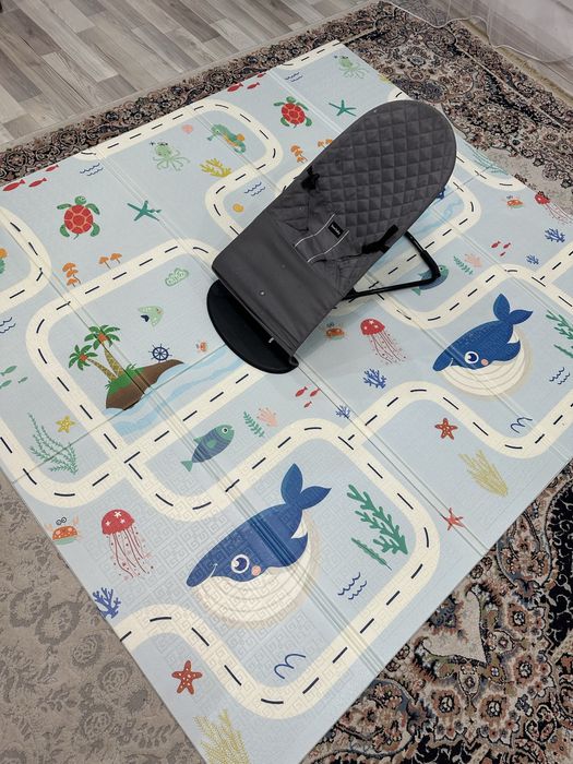 Детский коврик + шезлонг в подарок