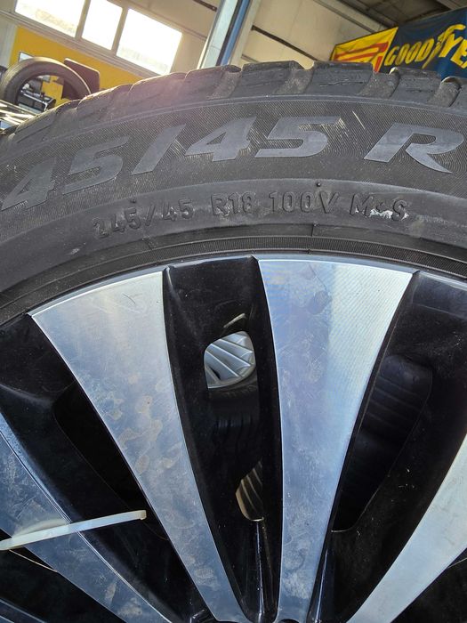 Jante Mercedes W213 E Class  Anvelope iarna top Pirelli 275 40 R18