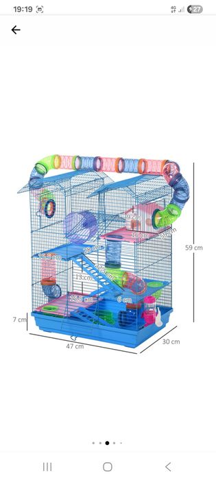 PACHET Cusca hamsteri+4 hamsteri pitici