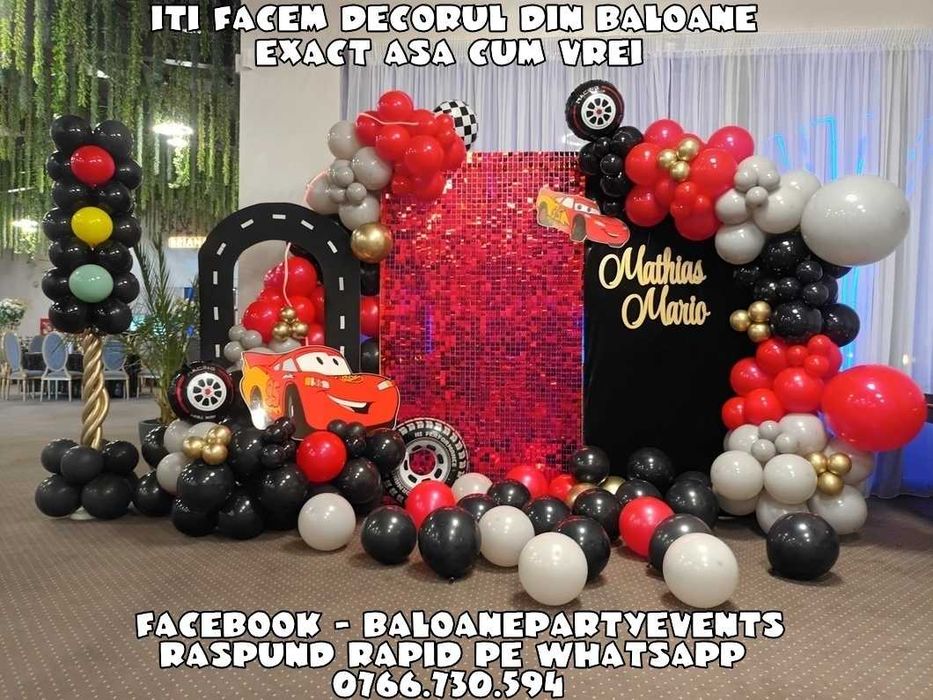 DECOR ANIVERSARE BALOANE Aranjamente baloane botez/zi nastere