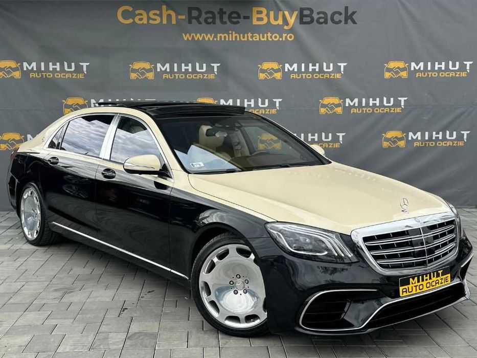 Mercedes Benz S500 4Matic MAYBACH 4.7 Benzina (457 CP) 2018 Euro6 | Rate fixe | Garantie
