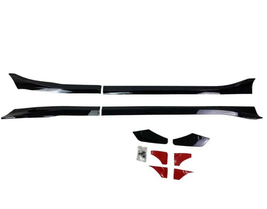 Добавки за прагове за Tesla Model 3 (2017-2022) черен гланц