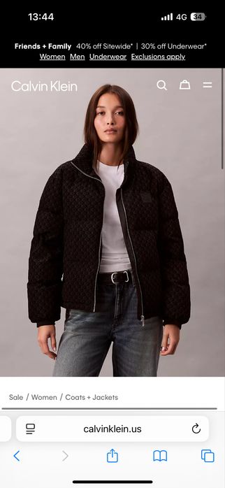 Продам новую куртка Calvin Klein