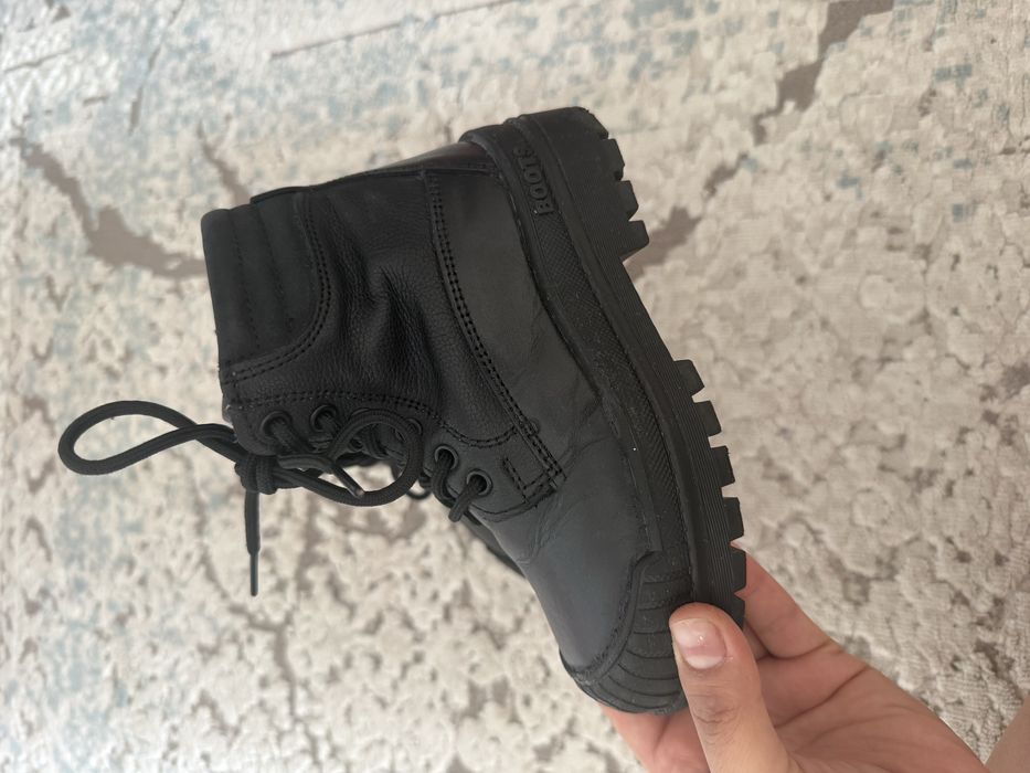 Зимние кожаные ботинки 27р