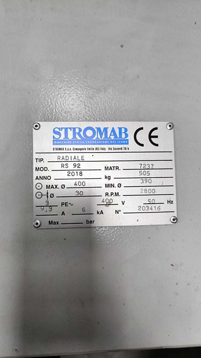 Fierastrau circular radial Stromab