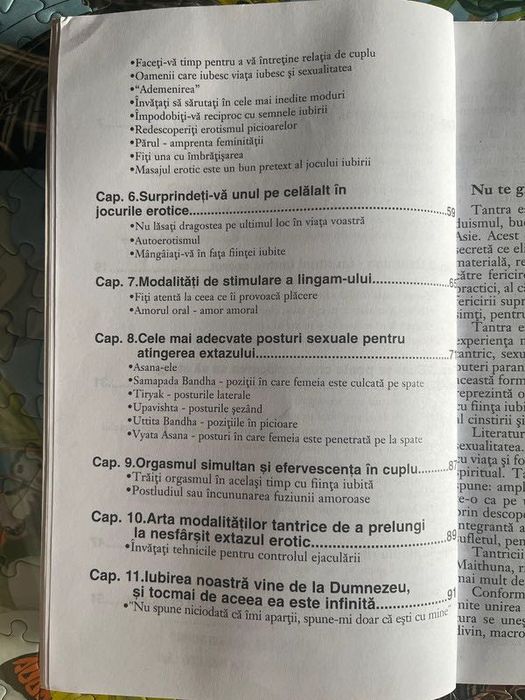 Carte Tantra, initieri sexuale secrete in Orient