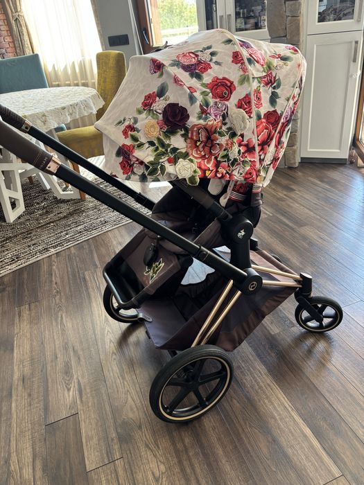 Cybex Priam Spring Blossom rose пълен комплет