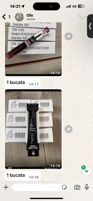 Cosmetice ELF noi lot 10 /50/100 buc