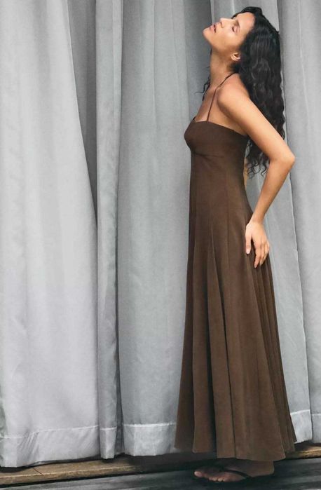 Кафяви ZARA рокли