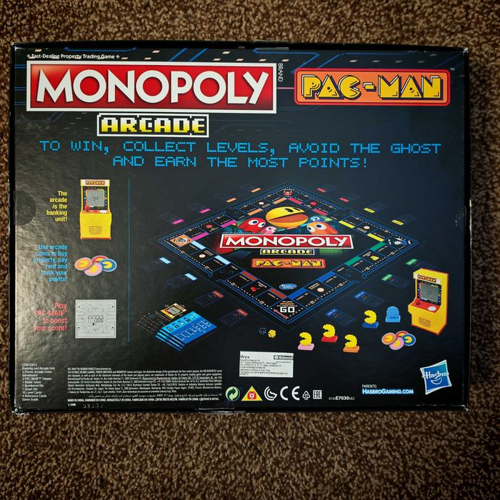 Настолна бордова игра Hasbro Monopoly Pac-Man