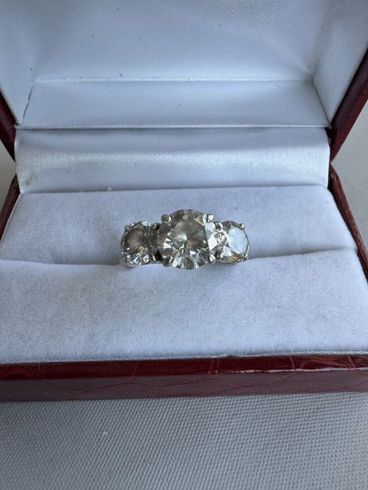 Inel din argint si cubic zirconia