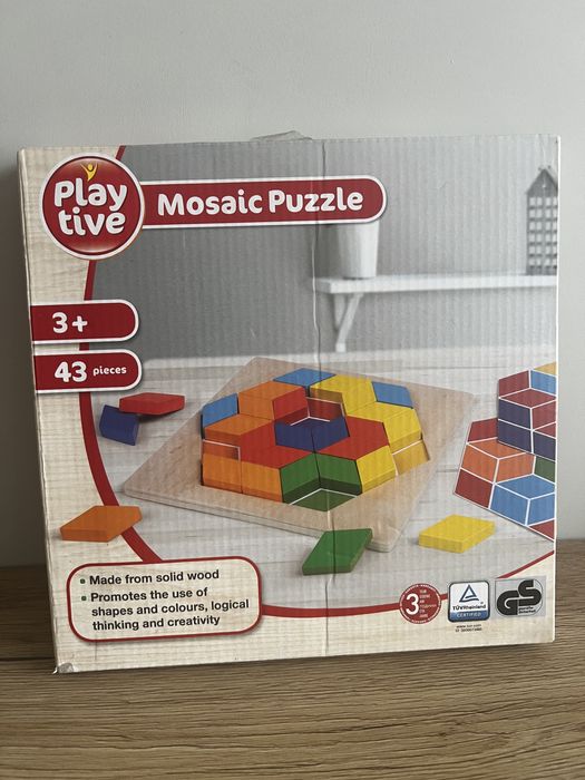 Сет три дървени игри Playtive