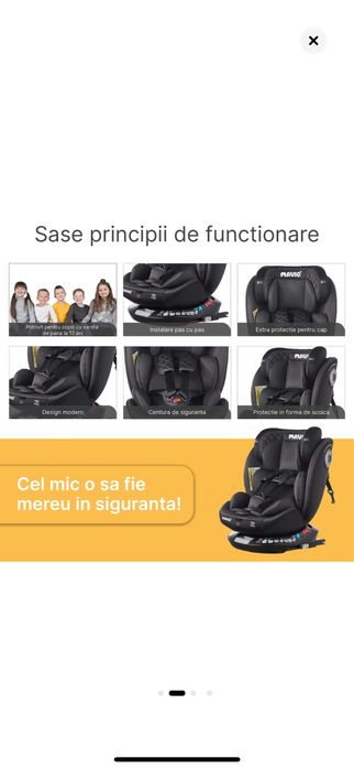 Scaun auto bebe Mavio