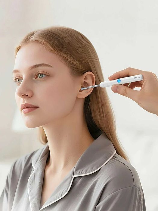 Умная чистка ушей с камерой/подсветкой/Wi-Fi/приложение/Доставка 24/7