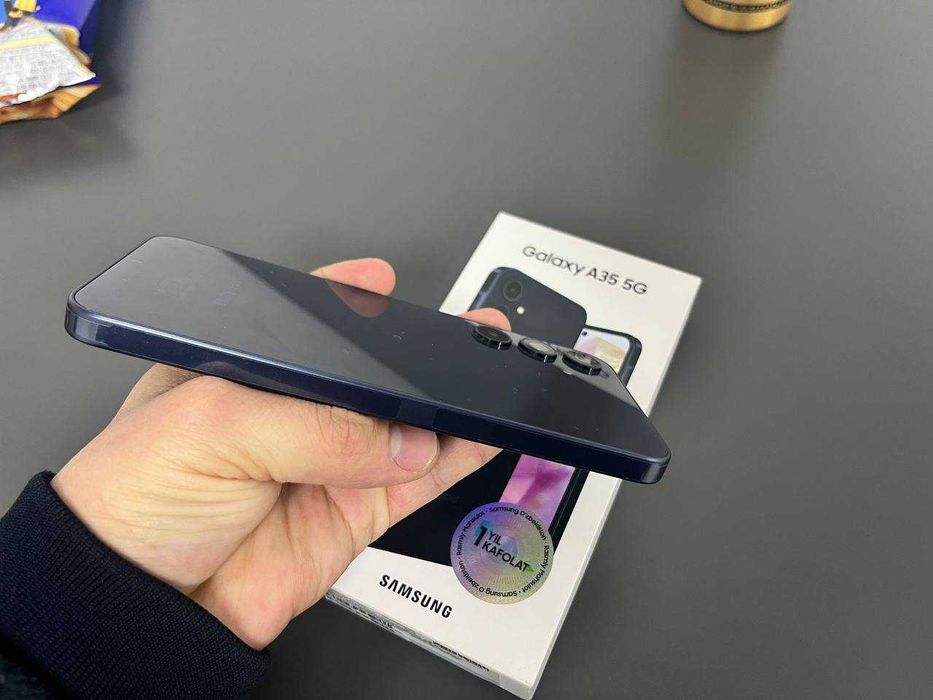 Samsung A35 1 oylik. yangi 100% holati toza