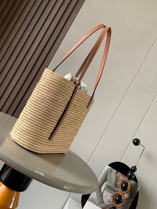 Geanta Loewe Small Square Basket Bag
